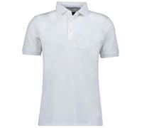 RAGMAN Herren Mercerisiertes Poloshirt Uni Weiss-006, XL