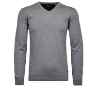 RAGMAN Herren Merino-Pullover V-Ausschnitt (DE/NL/SE/PL, Alphanumerisch, 3XL, Regular, Regular, Mittelgrau-015)