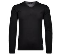 RAGMAN Herren Merino-Pullover V-Ausschnitt (DE/NL/SE/PL, Alphanumerisch, XL, Regular, Regular, Schwarz-009)