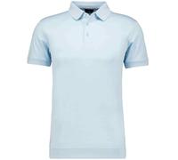 RAGMAN Regular Fit Poloshirt Kurzarm hellblau