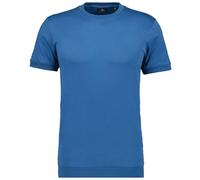 Ragman Herren Pima-T-Shirt Rundhals mit Bündchen Kurzarm Regular Fit Baumwolle Schwarz Größe S