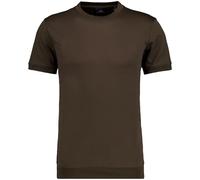 RAGMAN - Pima T-Shirt Rundhals mit Bündchen braun - Gr. - XL