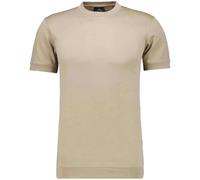 Ragman Pima-T-Shirt Rundhals mit Bündchen Walnuss Größe XL