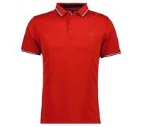 RAGMAN Soft Knit Modern Fit Poloshirt Kurzarm rot