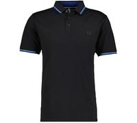 RAGMAN Herren Piqué-Polo Keep Dry, modern fit Schwarz-009, M
