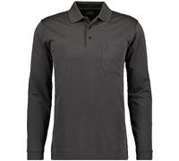 Ragman Herren-Poloshirt, Anthrazit, 5XL