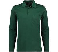 Ragman Herren-Poloshirt, Dunkelgrün, M