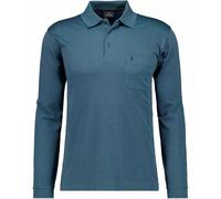 RAGMAN Herren Poloshirt Jacquard Dunkelgrün-357, M