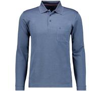 RAGMAN - Poloshirt langarm marine - Gr. - M