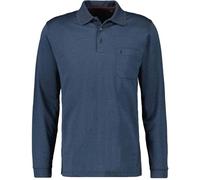 RAGMAN Herren Poloshirt Langarm Marine-070, M