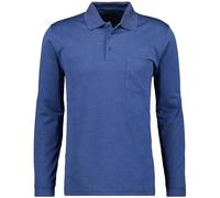 RAGMAN Herren Poloshirt Langarm Royal-795, S