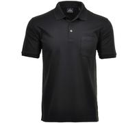 RAGMAN Herren RAGMAN Kurzarm Softknit Poloshirt 6X-Large, Schwarz-009