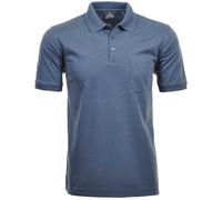 RAGMAN Herren RAGMAN Kurzarm Softknit Poloshirt Small, Azur-778