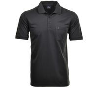 Größe 4XL Ragman Herren Poloshirt Softknit kurzarm anthrazit 540391