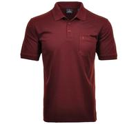 RAGMAN Regular Fit Poloshirt Kurzarm rot, Einfarbig