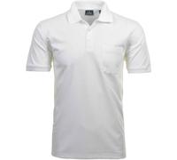 Größe 4XL Ragman Herren Poloshirt Softknit kurzarm weiß 540391