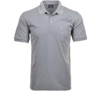 RAGMAN Herren Softknit-Poloshirt Uni, mit Brusttasche