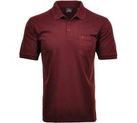 RAGMAN Herren Softknit-Poloshirt Uni, mit Brusttasche