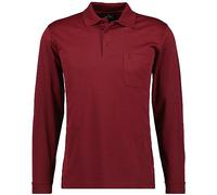 Größe S Ragman Herren Poloshirt langarm Softknit rot 540291