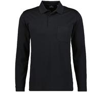 Ragman Herren-Poloshirt, Schwarz, XXL