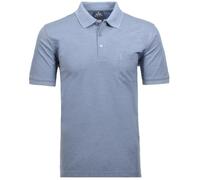 RAGMAN Herren RAGMAN Kurzarm Softknit Poloshirt 3X-Large, Taube-073