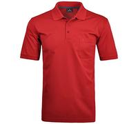 RAGMAN Herren RAGMAN Kurzarm Softknit Poloshirt 4X-Large, Beere-665