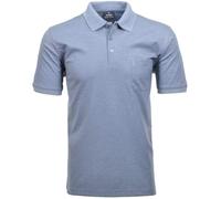 RAGMAN Herren RAGMAN Kurzarm Softknit Poloshirt Large, Taube-073