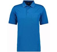 RAGMAN Herren RAGMAN Kurzarm Softknit Poloshirt Large, Tuerkis-748