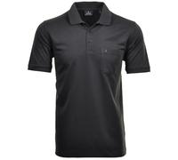 RAGMAN Herren RAGMAN Kurzarm Softknit Poloshirt Medium, Anthrazit-019