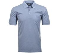 RAGMAN Herren RAGMAN Kurzarm Softknit Poloshirt Medium, Taube-073