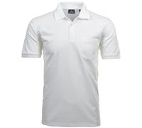 RAGMAN Herren RAGMAN Kurzarm Softknit Poloshirt X-Large, Weiss-006