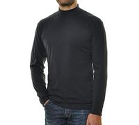 Ragman Herren Rollkragenpullover Regular Fit Langarm Einfarbig Marine
