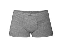 RAGMAN Herren Boxershorts, 2er Pack - Unterwäsche, Unterhose, Baumwollmischung, Logo, einfarbig Grau S