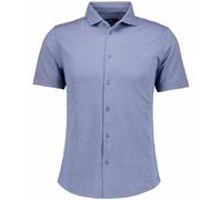 RAGMAN Herren Softknit-Hemd Jacquard, Kurzarm Taube-073, XL