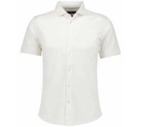 RAGMAN Softknit Modern Fit Hemd Kurzarm weiss