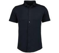 RAGMAN Herren Softknit-Hemd Kurzarm, modern fit 3XL, Schwarz-009