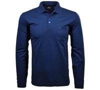 RAGMAN Herren Softknit-Polo Fineliner, Langarm Dunkelblau-793, S