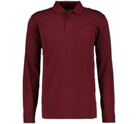 RAGMAN Herren Softknit-Polo Fineliner, Langarm Rot-060, L