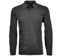 Ragman Herren Softknit-Polo Fineliner, Langarm,XL,Schiefer
