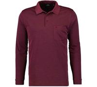 Ragman Herren Softknit-Polo Fineliner, Langarm,XL,Terra Rot