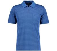 RAGMAN Regular Fit Poloshirt Kurzarm blau