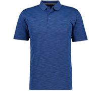 Ragman Softknitpolo Flammdesign XL blau melange