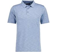 RAGMAN Softknit Regular Fit Poloshirt Kurzarm blau