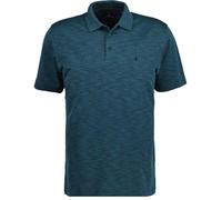 Softknitpolo Flammdesign - Farbe - dunkelgrün - Größe - L