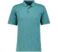 RAGMAN Herren Softknit-Polo Flammdesign Smaragd-340, 3XL
