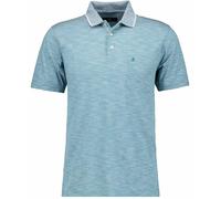 RAGMAN Herren Softknit-Polo gestreift, Flammdesign