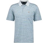 RAGMAN Herren Softknit-Polo gestreift, Kurzarm Marine-070, XL