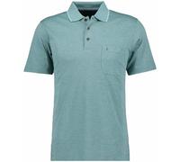 RAGMAN Softknit Regular Fit Poloshirt Kurzarm grün