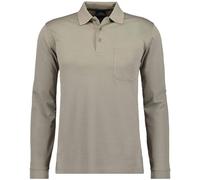 Ragman Herren Softknit-Polo Langarm 3XL Beige