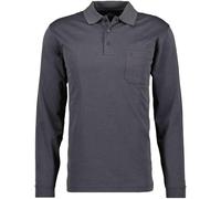 Ragman Herren Softknit-Polo Langarm XXL Schiefer